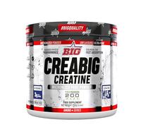 BIG - Creatina Monohidratada en Polvo - Mejora Rendimiento Físico y Recuperación - Creatina Monohidrato - UltraFine 200 mesh - Sabores Deliciosos, Rápida absorción, Vegana, (Sabor Neutro, 250g)