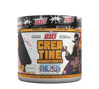 BIG - Creatina ONE PIECE - Creatina Monohidratada Creapure - Edición Exclusiva con 12 Tazos Coleccionables - Rendimiento Físico, Recuperación - Materia Prima Premium - Fresh Dark Blood Cola (250 g)