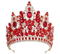 Big Crystal Crown for Women Girls Wedding Bride Bridal Crown y Tiaras Party Dadband Crown