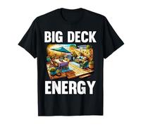 Big Deck Energy Divertido Patio Trasero Big Deck Dueño Juego de Palabras Camiseta