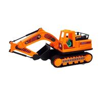 Big Digger Toy - Vehículos de construcción de Take -Apart | Juguete de excavadora de construcción | Empuje y Go Inertia Excavator rotatable | Niños mayores de 3 años para empujar el vehículo de simula
