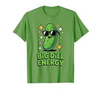 Big Dill Enegry Pickle En Gafas De Sol Divertido Amante De Pepinillos Camiseta
