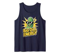 Big Dill Enegry Pickle En Gafas De Sol Divertido Amante De Pepinillos Camiseta sin Mangas