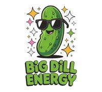 Big Dill Energy Pickle Notebook: Funny Notebook For Pickle Lovers - 6x9 120 Page College Ruled Lined Paper