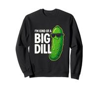 Big Dill Funny Pickle Pun Chistes sarcásticos Sudadera