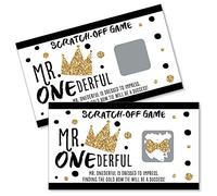 Big Dot of Happiness 1er cumpleaños Little Mr. Onederful - Juego de fiesta de cumpleaños para niños, 22 unidades