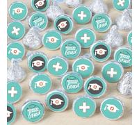 Big Dot of Happiness Medical School Grad - Calcomanías pequeñas redondas para fiesta de graduación de médicos, etiquetas de recuerdo de fiesta, 324 unidades