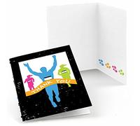 Big Dot of Happiness Set The Pace - Running - Tarjetas de agradecimiento para pista, campo traviesa o maratón (8 unidades)