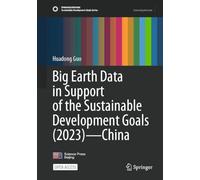 Big Earth Data in Support of the Sustainable Development Goals (2023) - China