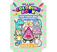 Big & Easy Coloring Book for Toddlers by D-mama: Fun and Simple Coloring Pages for Ages 2-5 (D-mama Coloring Books)