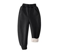 BIG ELEPHANT Pantalones Deportivos con Forro Polar para niños y niñas, Pantalones Deportivos de algodón Suave para jóvenes, Pantalones Activos básicos para niños con Bolsillos