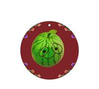 Big Eye - Juego de 4 tarjetas aromáticas para coche, diseño de sandía, para colgar en el armario, baño, ambientadores de coche, de larga duración