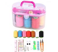 Big Eye - Juego de agujas de coser de acero inoxidable de 10 piezas para coser a mano, gran ojo de ojo grande, agujas largas y finas hechas a mano, agujas de coser y coser para principiantes