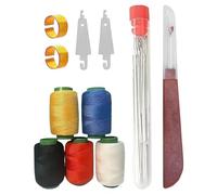 Big Eye Kit de Agujas de Coser de Acero 41 Piezas Kit de Agujas e Hilos para Coser a Mano Hilo de Bordar Juego de de Acero para Tejer para Adultos y Principiantes
