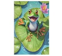 Big Eye Rana Puzzles de madera para adultos y adolescentes, 1000 piezas, rompecabezas, decoración de pared, moderno, arte y juguetes, regalo interesante, hormigas 78 x 53 cm