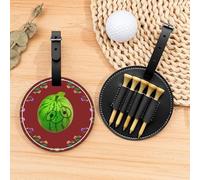 Big Eye Watermelon - Bolsa organizadora de camisetas de golf, bolsa deportiva portátil negra con clip para cinturón, fácil de transportar