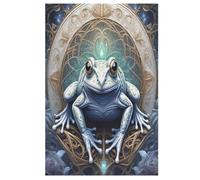 Big Eyed Rana Puzzle de Madera 1000 Piezas para Adultos Y Niños, Puzzles Imposible, Juego De Paciencia Colorido, De 12 Años (78×53cm)