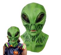 Big Eyes - Máscara de terror - Accesorio creativo de cara completa de personaje de espeluznante película de periferia con detalles de expresión espeluznante | Disfraz de adulto con temática de casa