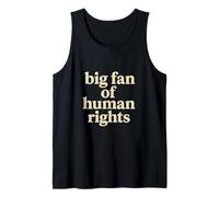 Big Fan of Human Rights Justicia Social Igualdad Derechos Camiseta sin Mangas