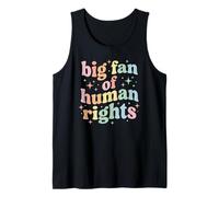 Big Fan of Human Rights Protest Equality Resist Camiseta sin Mangas