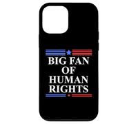 Big Fan of Human Rights Protest Signs No Kings Pro Democracy Carcasa para iPhone 12 Mini