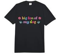 Big Fan of My Dog Retro Dog Lover Cita Pet Love Comfort Colors Adult Heavyweight T-Shirt