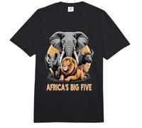 Big Five Safari Africa's Big 5 Wildlife Sudáfrica Comfort Colors Adult Heavyweight T-Shirt