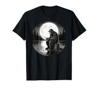 Big Foot Fishing, Cool Fishing Fisherman Bigfoot Sasquatch Camiseta