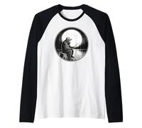 Big Foot Fishing, Cool Fishing Fisherman Bigfoot Sasquatch Camiseta Manga Raglan