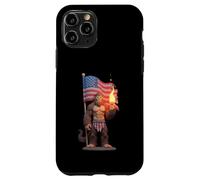 Big Foot Patriotic Yarn Gorilla 4 de julio EE. UU Carcasa para iPhone 11 Pro
