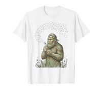 Big-Foot Soplando Diente de León Deseos Vintage Naturaleza Amante 1 Camiseta