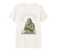 Big-Foot Soplando Diente de León Deseos Vintage Naturaleza Amante 1 Camiseta Premium
