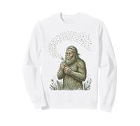 Big-Foot Soplando Diente de León Deseos Vintage Naturaleza Amante 1 Sudadera