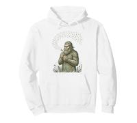 Big-Foot Soplando Diente de León Deseos Vintage Naturaleza Amante 1 Sudadera con Capucha