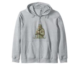 Big-Foot Soplando Diente de León Deseos Vintage Naturaleza Amante 1 Sudadera con Capucha