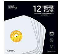 BIG FUDGE Fundas Interiores para Discos de Vinilo - 30cm x 50 uds. - Fundas de Papel de Alto Gramaje y sin Ácido para Vinilos - Funda Protectora Antiestática para LP y Sencillos