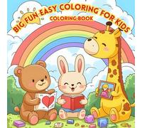 Big Fun Easy Coloring Book for Kids | Cute Animals, Superheroes, Birds & Learning Adventures | Simple, Funny, and Educational Coloring Pages for ... brave superheroes, cheerful birds, and fun
