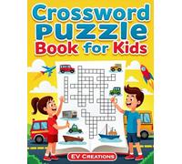 Big Fun Vehicle Crosswords for Kids: 50 Picture Crossword Puzzles Featuring Cars, Trucks, Planes, Trains & More | Ages 6-9