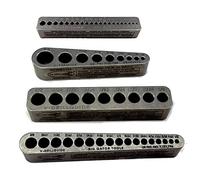 Big Gator Tools Herramientas grande Gator BGT V4 Paquete VDrill Guía SAE Número + Tamaños de taladro de 4 piezas Kit