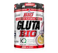 BIG - Glutamina - L Glutamina Micronizada Kyowa® para Recuperación Muscular - L-Glutamina Kyowa ® - L-Glutamina Materia Prima Premium - Sabores Exclusivos - 3 meses de suministro (600g, Passion Fruit)