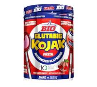 BIG - Glutamina - L Glutamina Micronizada Kyowa® para Recuperación Muscular - L-Glutamina Kyowa ® - L-Glutamina Materia Prima Premium con Sabores Exclusivos - 3 meses de suministro (600g, Sabor Kojak)