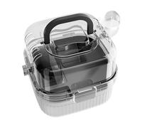 Big Hamster Cage - Lightweight Chinchilla Carrier with Handle, Breathable Hamster Habitat with Water Bottle | Large Capacity Hamstēr Carrier Cage For Shopping Camping