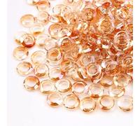 Big Hole Beads 6/8/10/14mm Glass Round Spacer Beads With Large Hole For DIY Making Needlework Jewelry Crystal Accessories20pcs