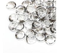 Big Hole Beads 6/8/10/14mm Glass Round Spacer Beads With Large Hole For DIY Making Needlework Jewelry Crystal Accessories20pcs
