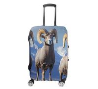 Big Horn Sheep Wildlife - Funda para equipaje de viaje, lavable, antiarañazos, protector de maleta, Estilo:, L