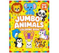 Big Jumbo Animals Coloring Book for Kids Ages 2-8: 120 BIG Pages for Toddlers, Preschool and Kindergarten: 120 Easy and Fun Animal Coloring Pages for ... Fantasy Animals for Toddlers and Preschoolers
