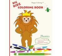 Big Kidz Coloring Book - Phonics: Consonant Blends and Advanced Consonant Sounds