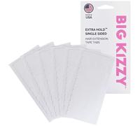 Big Kizzy - Cinta de repuesto para extensiones de cabello de una sola cara, extra adherente, se adapta a la mayoría de extensiones de cabello con cinta, 72 pestañas