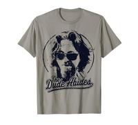 Big Lebowski The Dude Abides Classic Circle Logo Camiseta