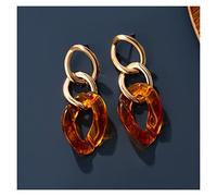 Big Long Vintage Geometry Dangle Drop for Women Female Chain Earring High-End Earrings